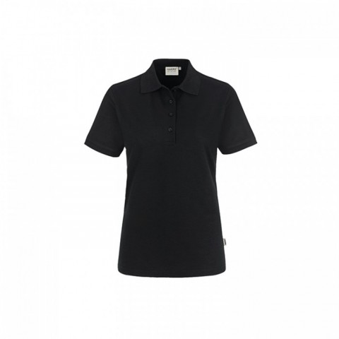 Czarna koszulka polo unisex bardzo odporna na pranie wysokiej temperaturze Hakro MIKRALINAR® PRO 818
