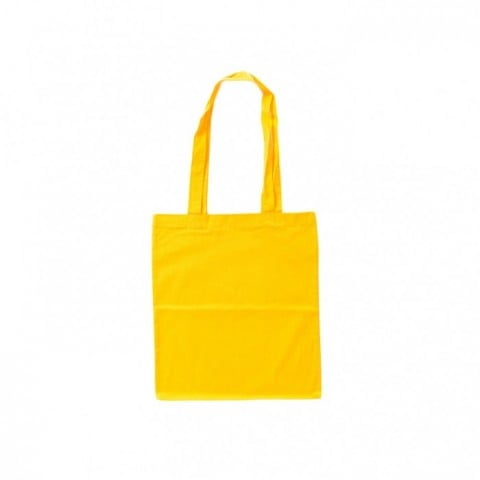 Yellow - Cotton bag, long handles
